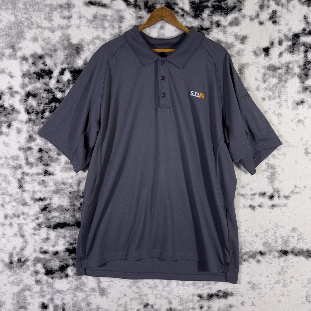 5.11 Tactical Performance Polo Shirt Mens Size Extra Large Black‎ Career